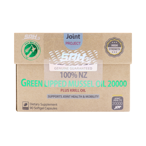SPH 100% 뉴질랜드 퓨어 초록입홍합 오일 20000 플러스 크릴오일 90캡슐